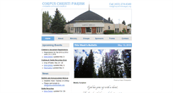 Desktop Screenshot of corpuschristicalgary.org